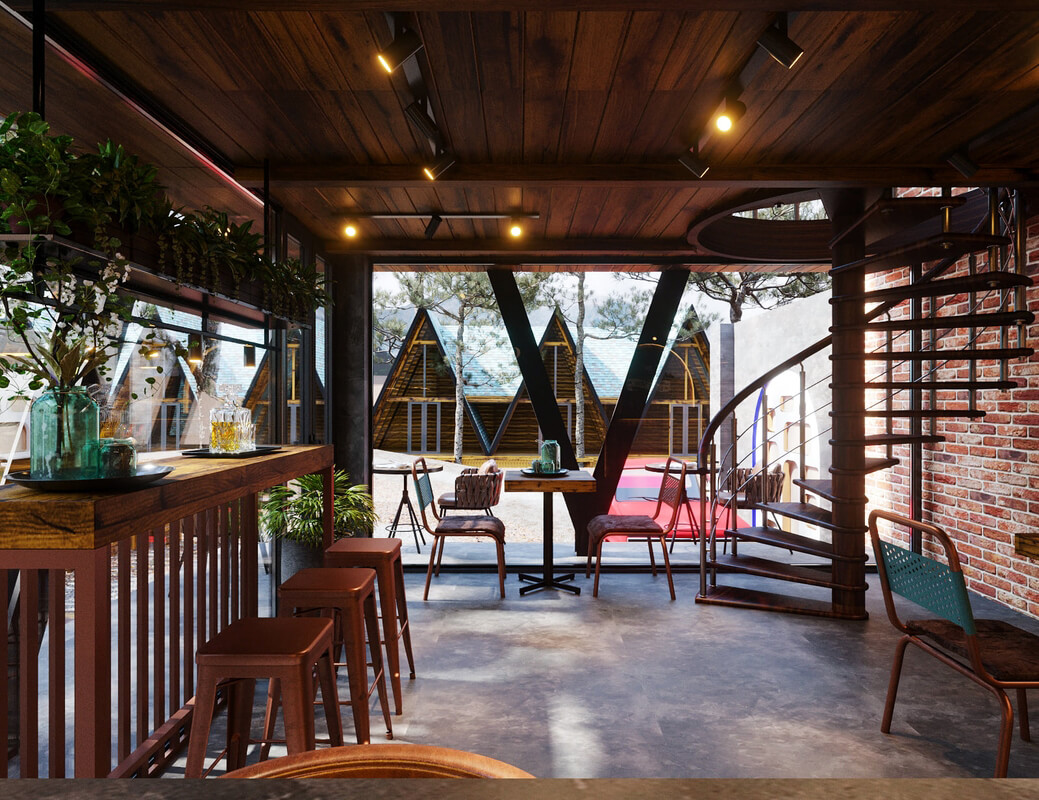 3D Model Interior Coffee 86 Scenes File 3dsmax By Le Son