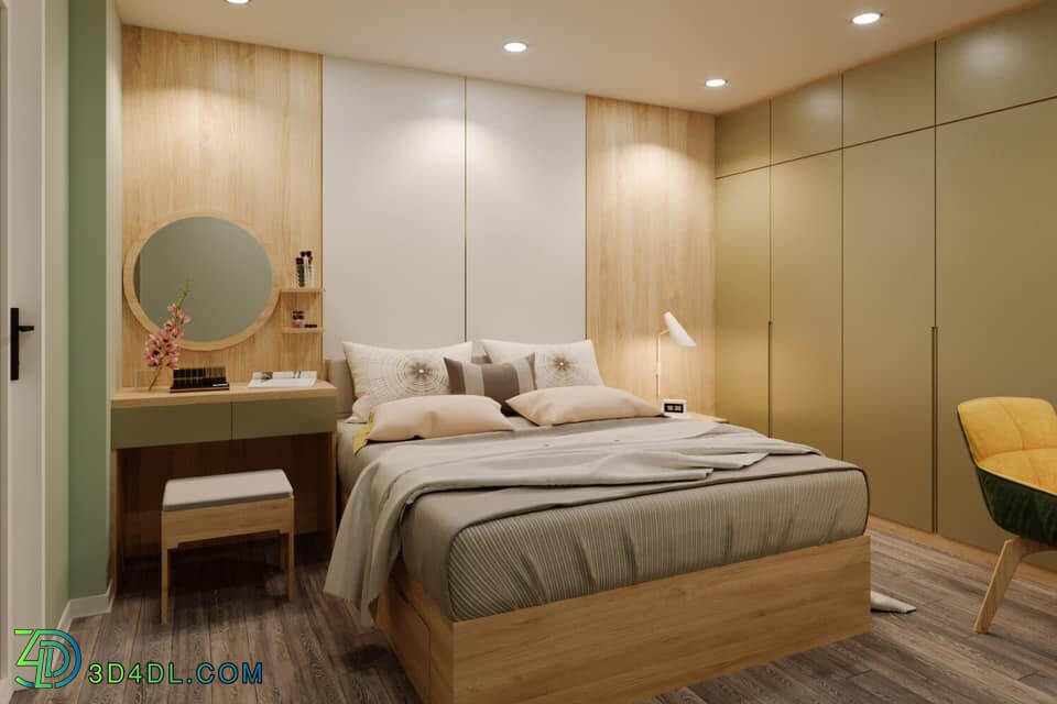 3D Interior Apartment 186 Scene File 3dsmax By Hoan Phuc