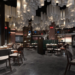 3D Model Interior Restaurant 95 Scenes File 3dsmax By Se Arc 
