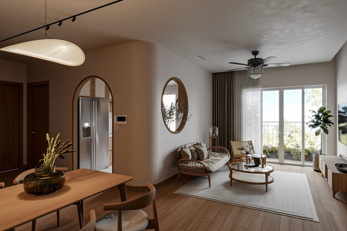  Apartment Interior Model By Nguyen Thien Khai