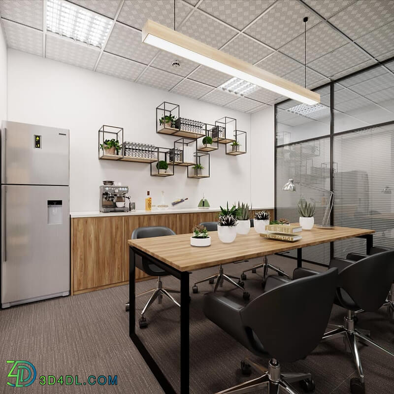 3d Interior Office Room 38 Scene File 3dsmax Model By Nguyen Van Son