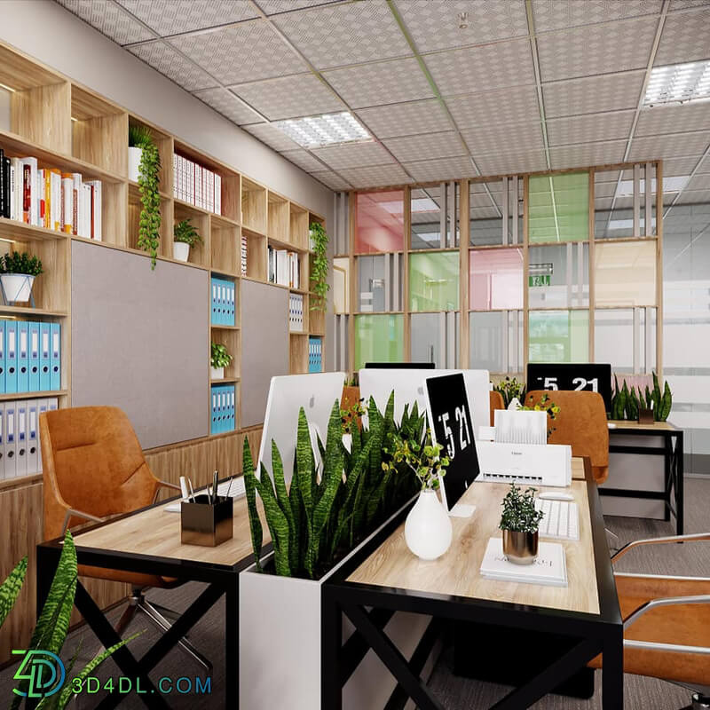 3d Interior Office Room 38 Scene File 3dsmax Model By Nguyen Van Son