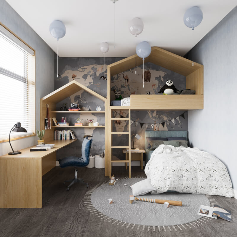 3D Model Interior Children Room 40 By Se Arc