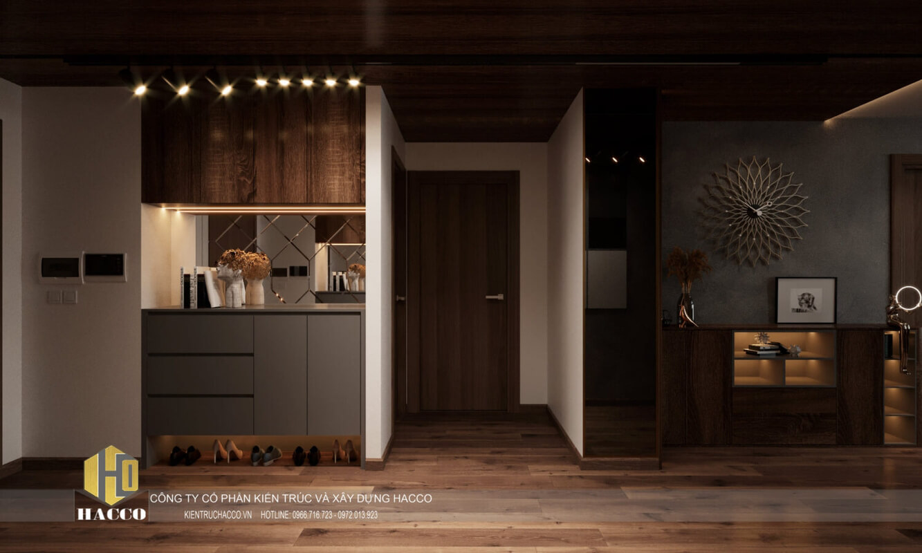  Living Room - Kitchen Interior by Trong Khoa