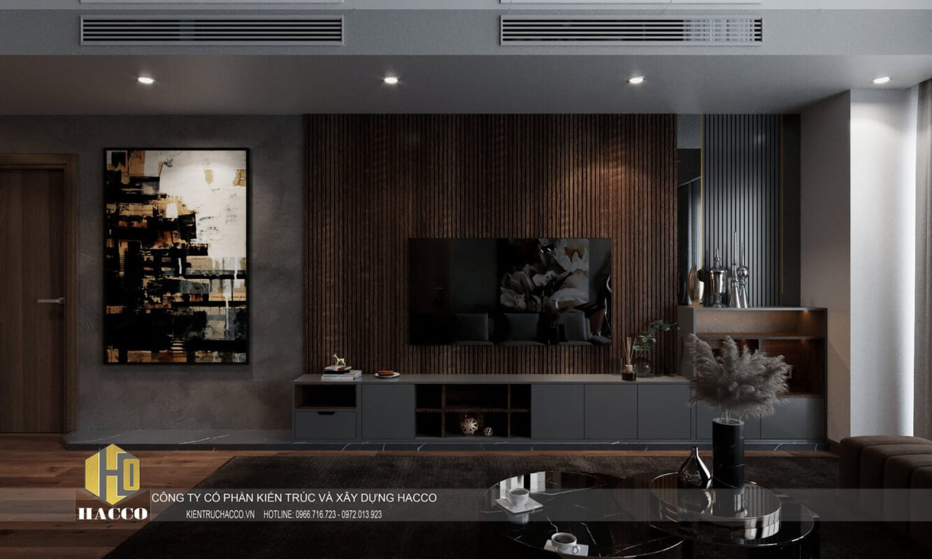  Living Room - Kitchen Interior by Trong Khoa