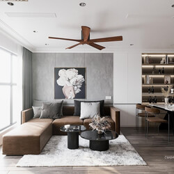 3D Interior Scene File 3dsmax Model Livingroom 555 By Dao Van Cuong 
