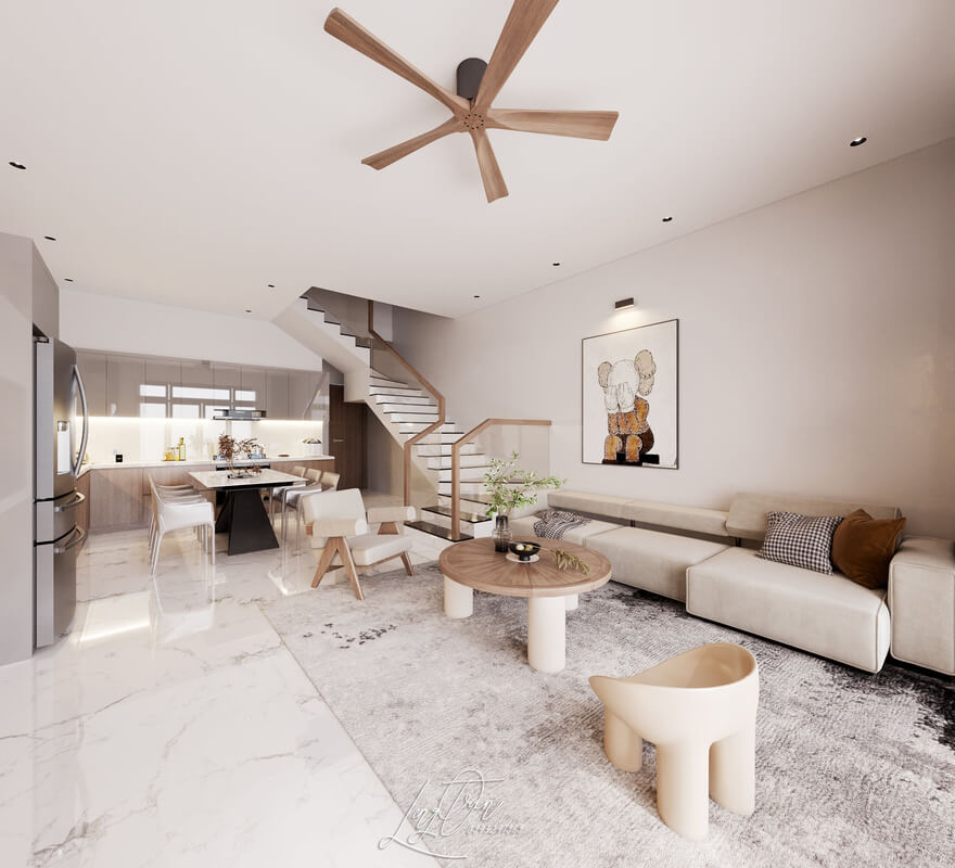  3D Apartment Interior by Tran Long