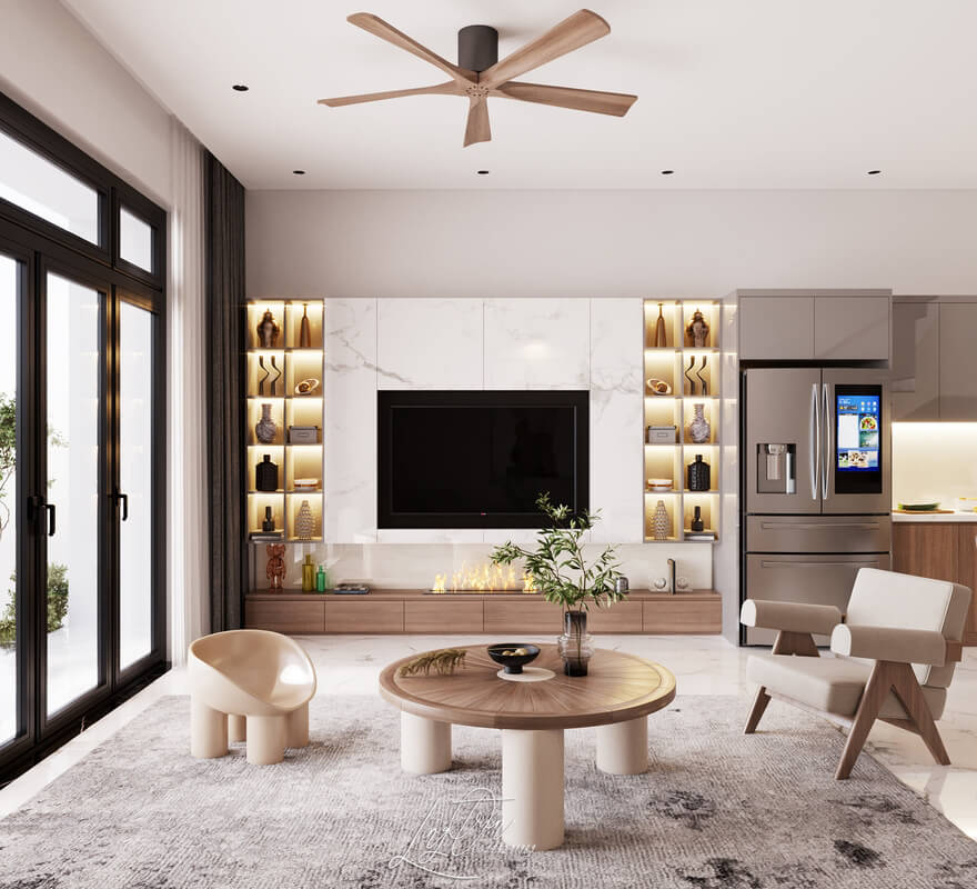  3D Apartment Interior by Tran Long