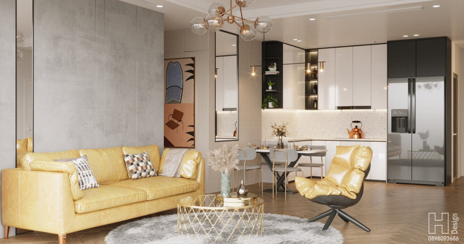  3D Interior Living Room by Hoang