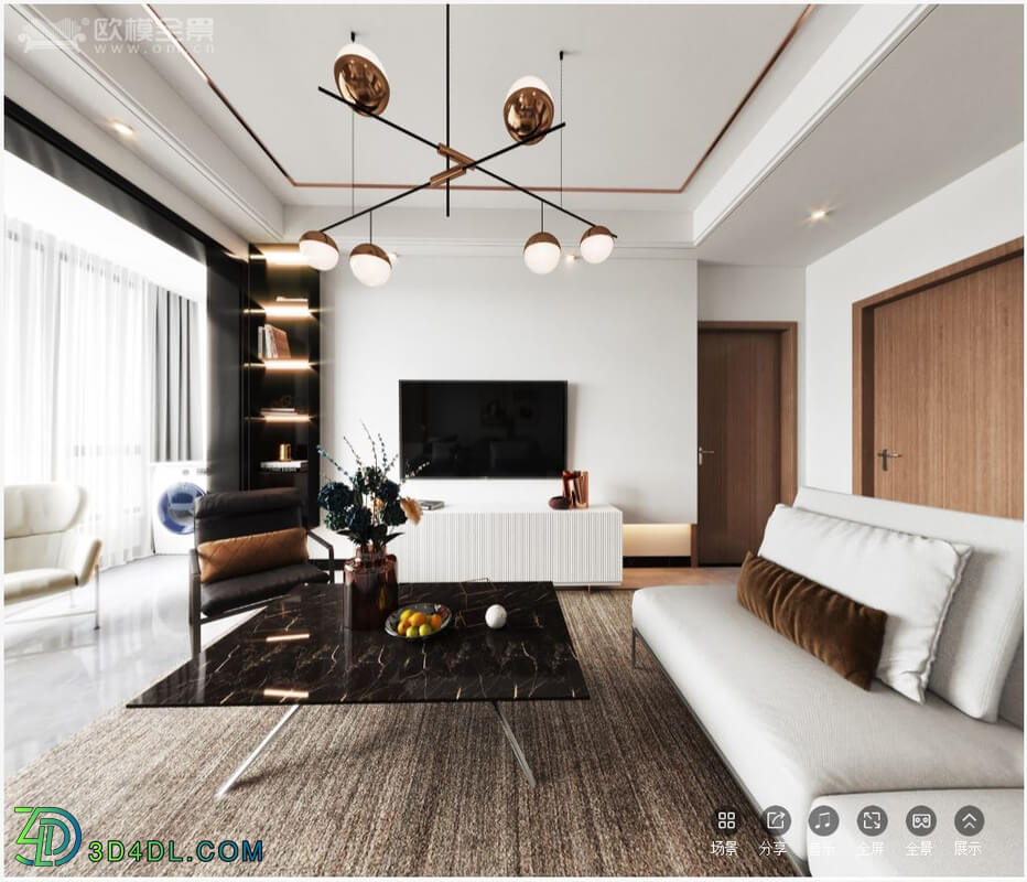 3D Interior Scene File 3dsmax Model Livingroom 441 By Leo Nguyen