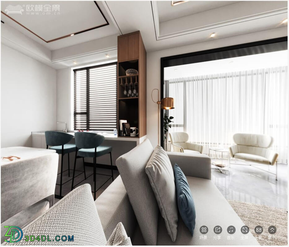 3D Interior Scene File 3dsmax Model Livingroom 441 By Leo Nguyen