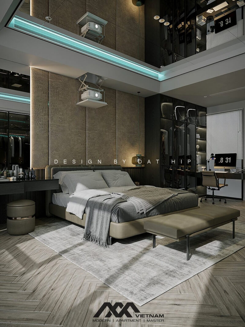  Master Bedroom Interior Model by Dat Hip