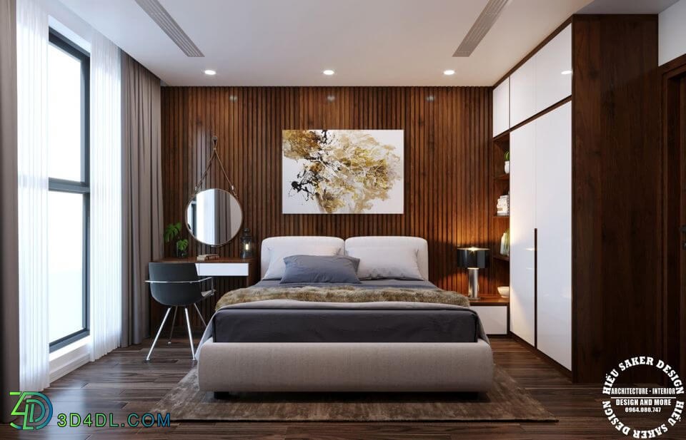 3D Interior Scenes File 3dsmax Model Bedroom 443 By Kts Hieu Saker