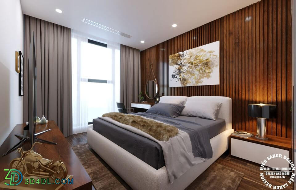 3D Interior Scenes File 3dsmax Model Bedroom 443 By Kts Hieu Saker