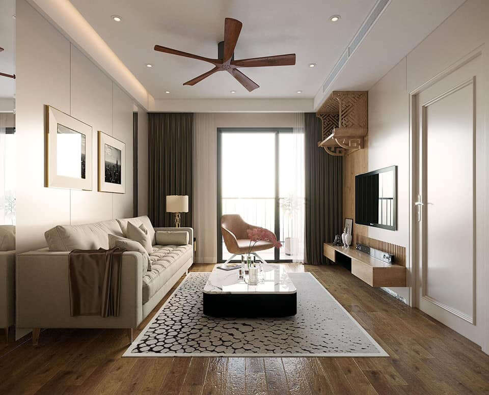 3D Interior Kitchen – Livingroom 307 Scene 3dsmax By Manh Hung Le