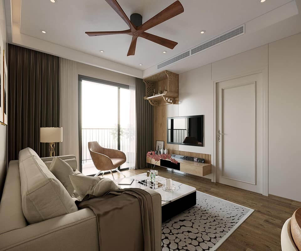 3D Interior Kitchen – Livingroom 307 Scene 3dsmax By Manh Hung Le