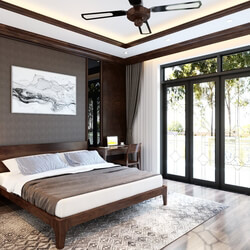 3D Interior Scenes File 3dsmax Model Bedroom 583 By Paul Scholes 