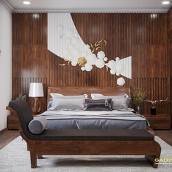 3D Interior Scene File 3dsmax Bedroom 195 By AnNgoc  