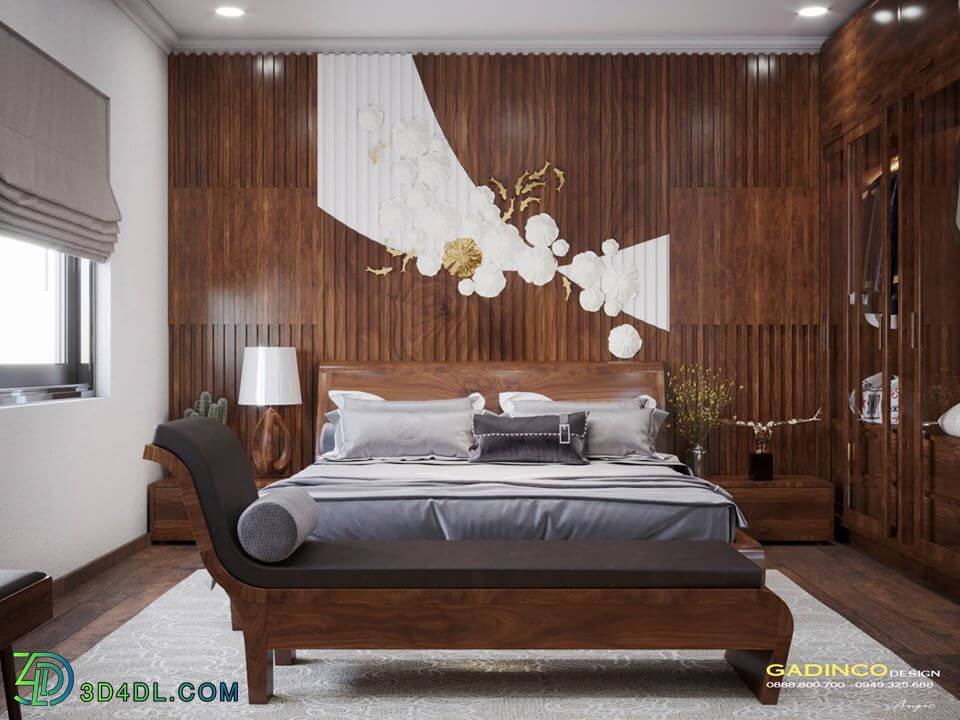 3D Interior Scene File 3dsmax Bedroom 195 By AnNgoc 