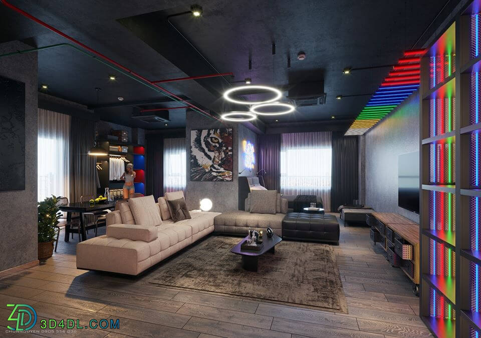 3D Interior Apartment 85 Scene File 3dsmax By Chuns Nguyen