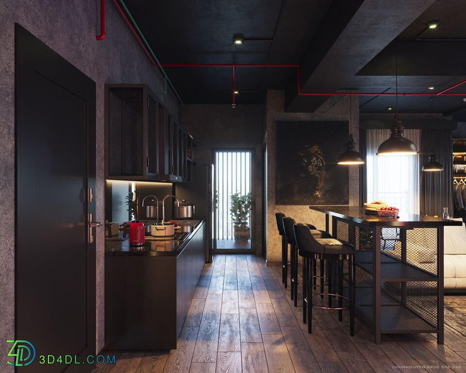 3D Interior Apartment 85 Scene File 3dsmax By Chuns Nguyen