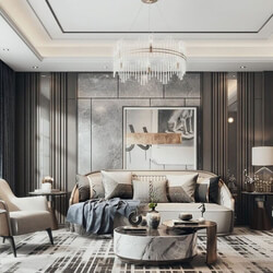  Living Room Interior by Le Anh Tuan 