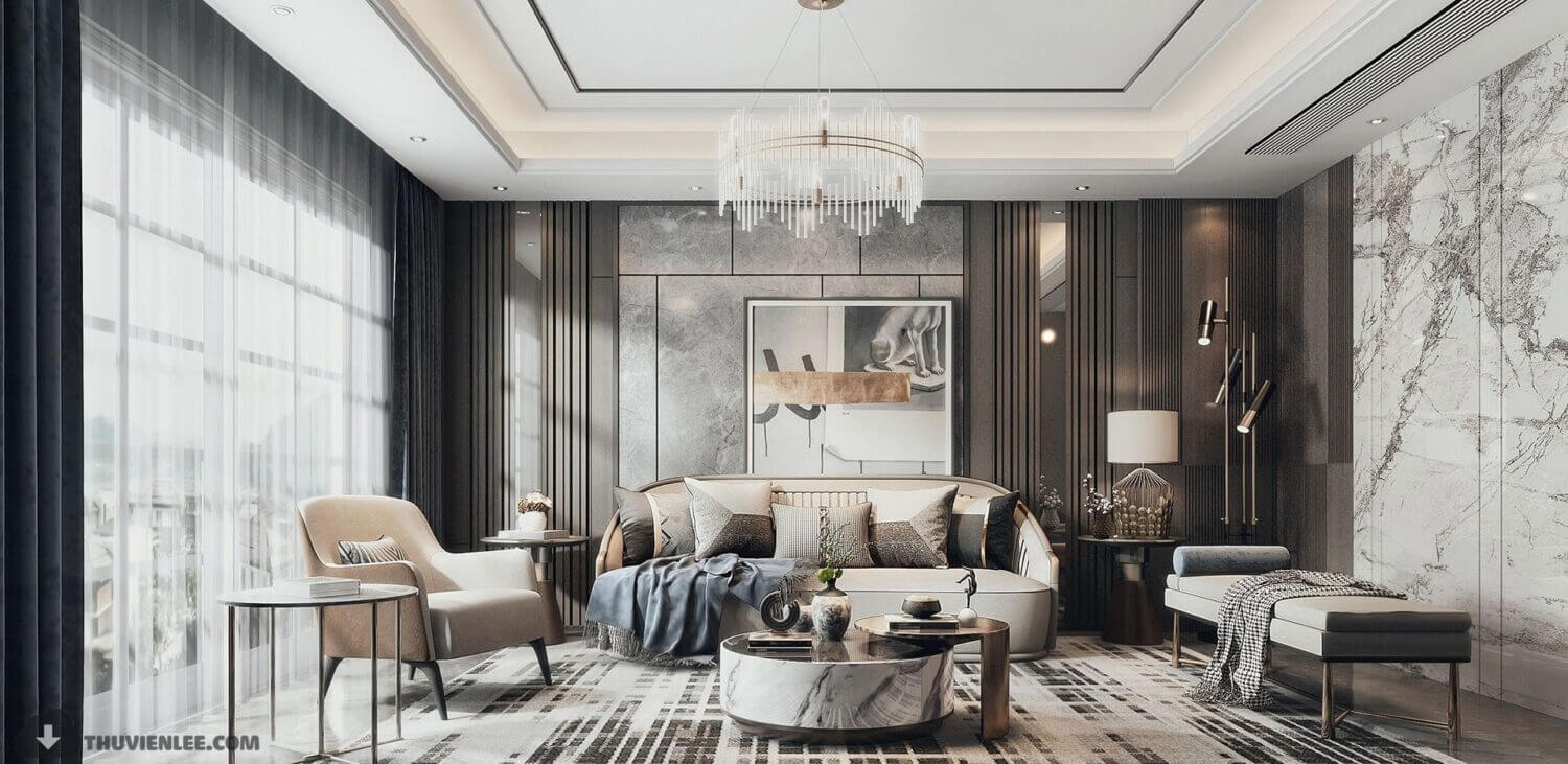  Living Room Interior by Le Anh Tuan