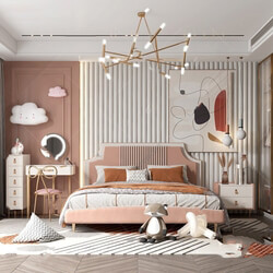  3D Interior Children Room 11002 