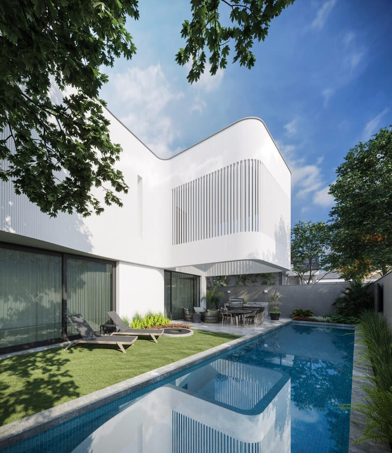  3D Exterior House by Nguyen Quan