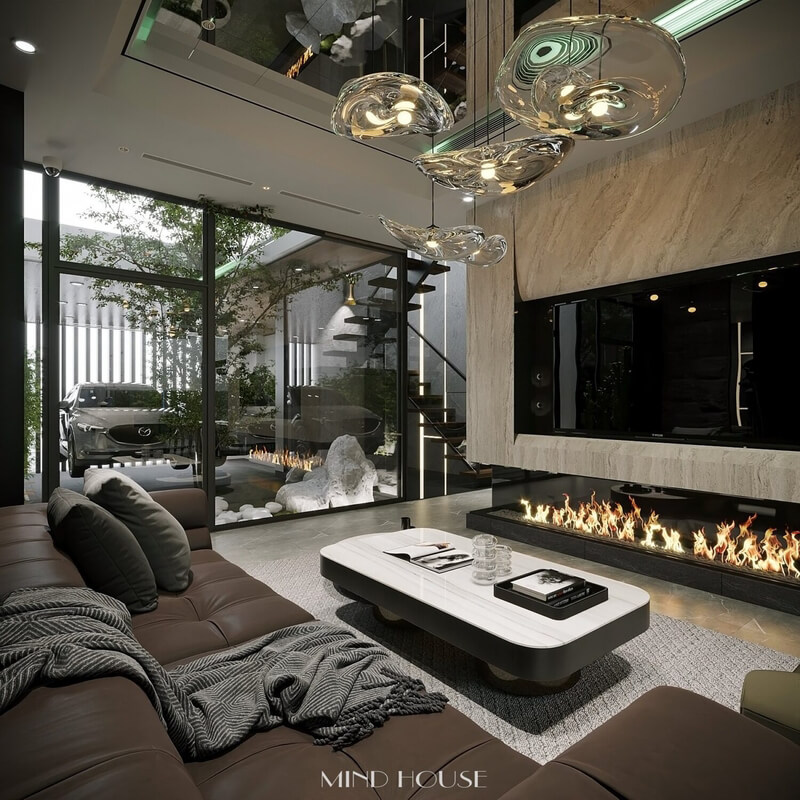  Living Room Interior Model By Trung Nghia