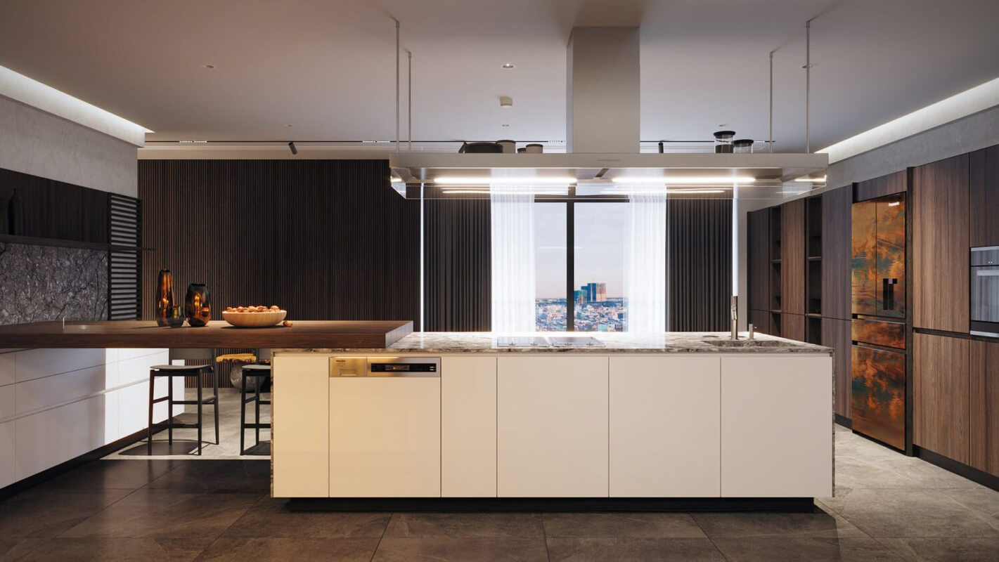  Kitchen Interior Model by Quang Hoa