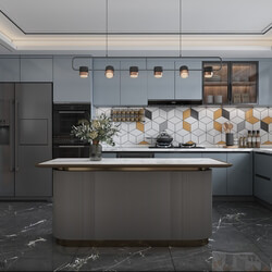 3D Model Kitchen 228 By HuyHieuLee 
