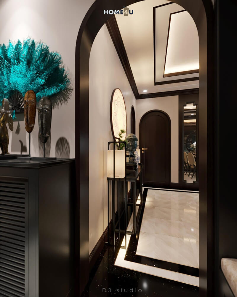  3D Indochine Apartment Interior By Duong Bui