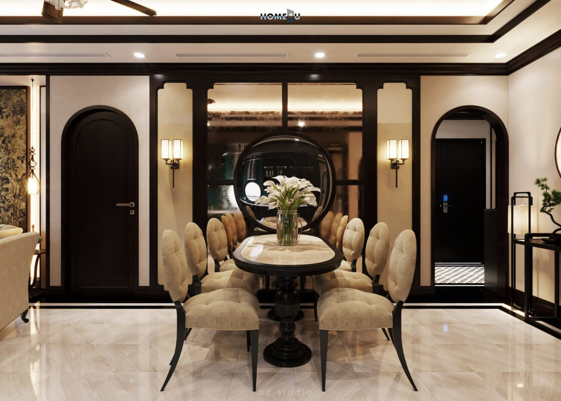  3D Indochine Apartment Interior By Duong Bui