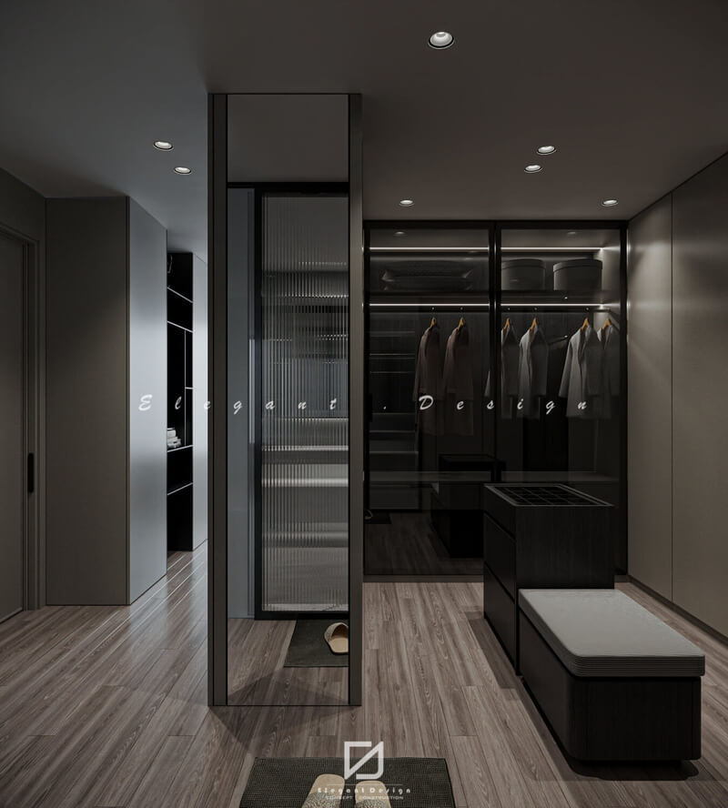  3D Interior Bedroom and Bathroom by Nguyen The Dinh