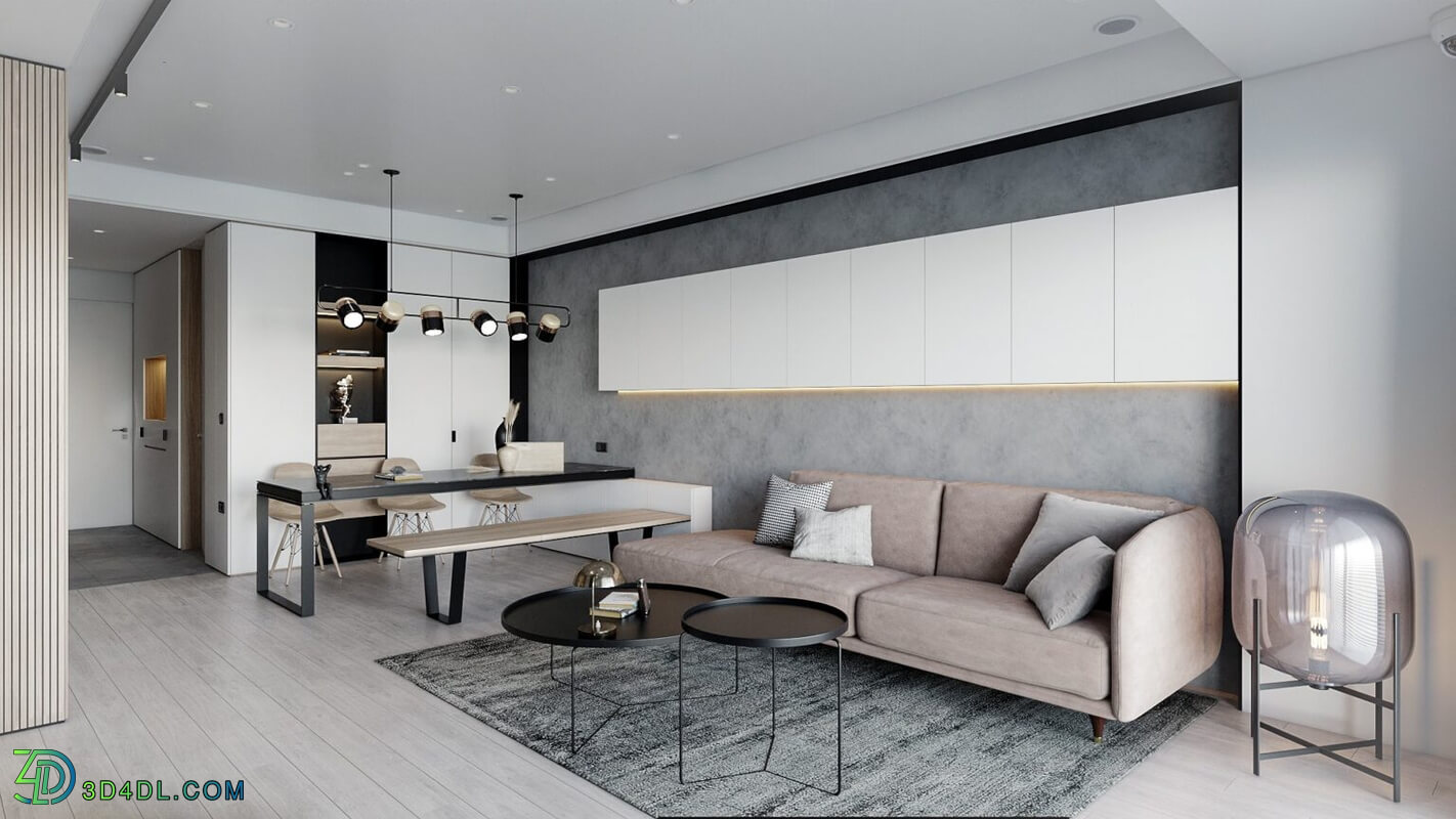 3D Interior Apartment 109 Scene File 3dsmax By Pham An