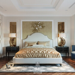 3D Interior Scenes File 3dsmax Model Bedroom 335 By LuongAnh 