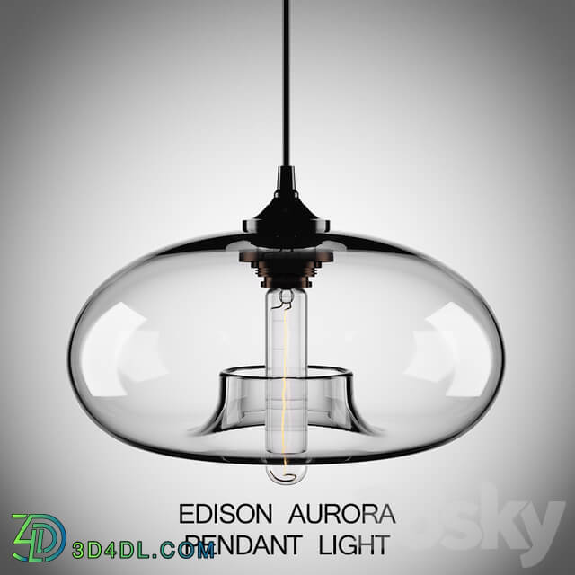 Edison Aurora Pendant Light Pendant light 3D Models