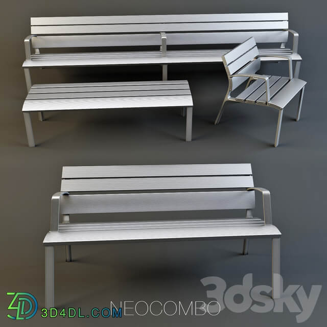 Bench Neocombo 3D Models