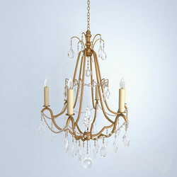 Chandelier Currey amp Company Pendant light 3D Models 
