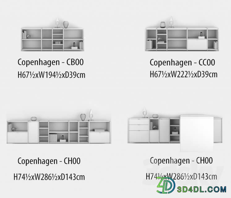 Other BoConcept Copenhagen wall system set 8