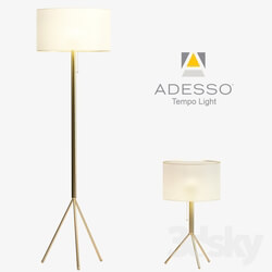 Adesso Tempo Floor and Table Lamp 