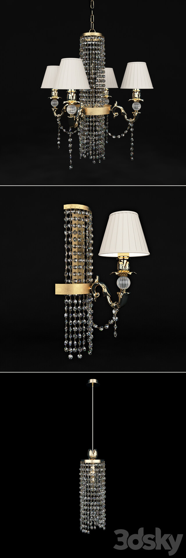 Flamina Pendant light 3D Models