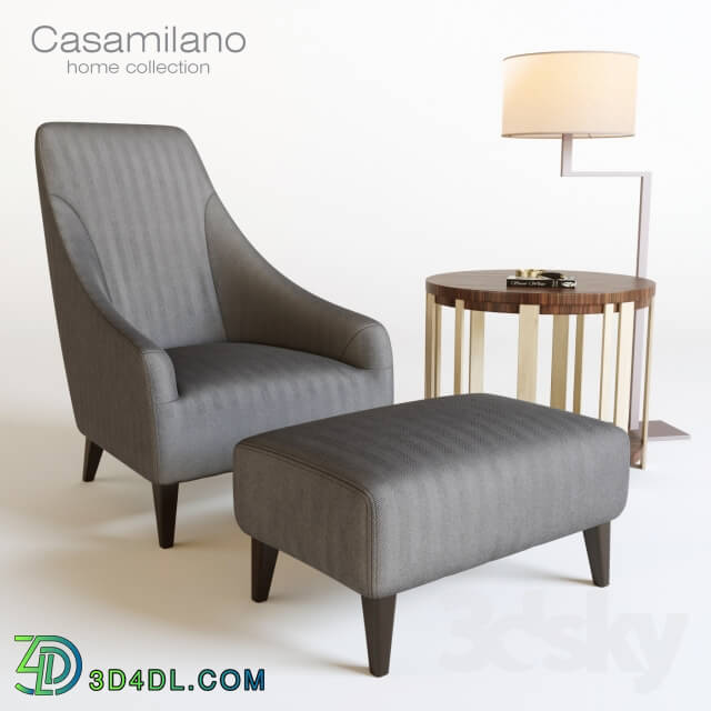 Armchair Casamilano Magenta