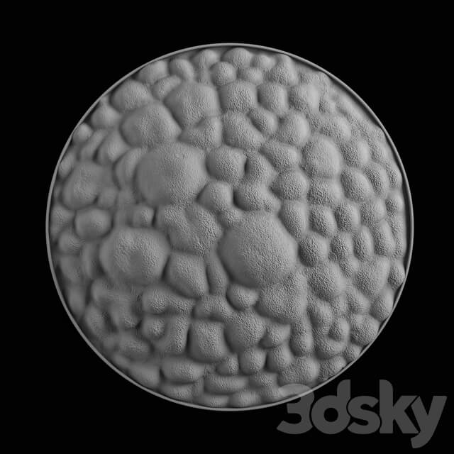panel moss boulder Fitowall 3D Models