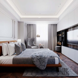 3D Interior Scenes File 3dsmax Model Bedroom 427 By Huong Dinh 