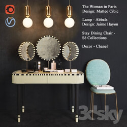 Decor set The Woman in Paris 