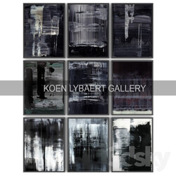 Paintings by Koen Lybaert set 1 