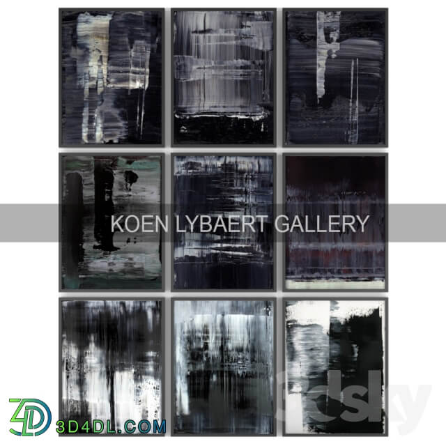 Paintings by Koen Lybaert set 1
