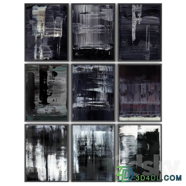 Paintings by Koen Lybaert set 1